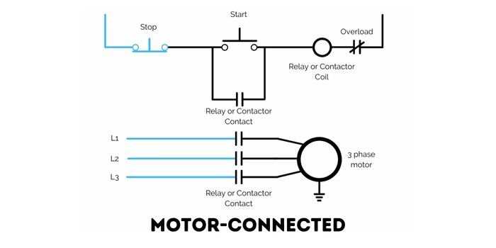 single phase start stop switch wiring diagram