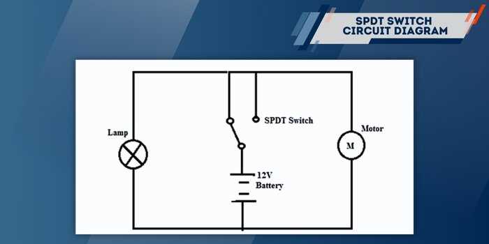 single pole double throw wiring diagram