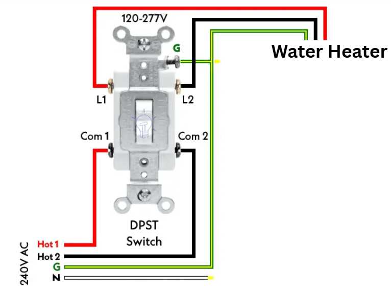single pole double throw wiring diagram