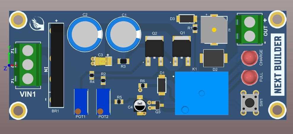 smart battery charger circuit diagram