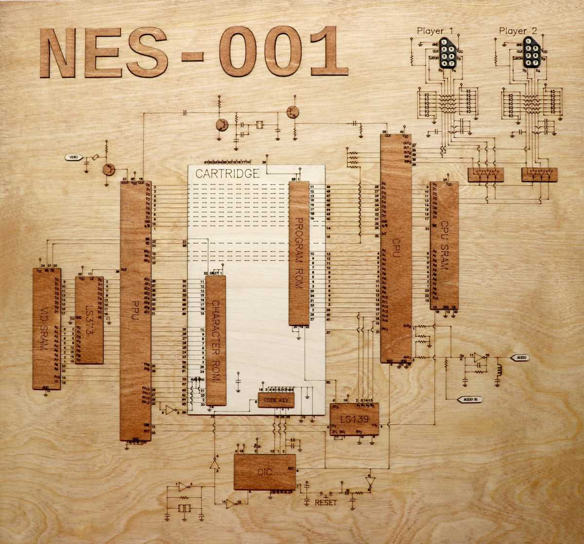 snes schematic block diagram