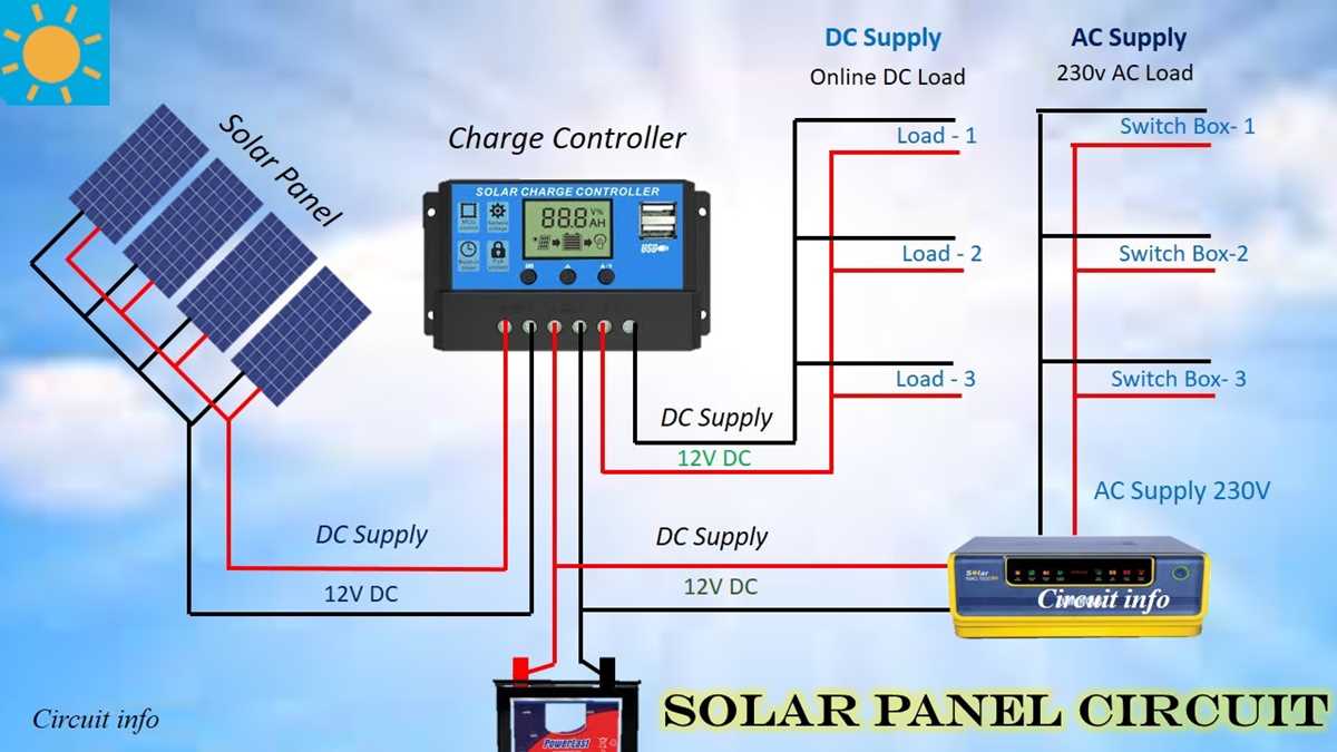 solar array schematic diagram