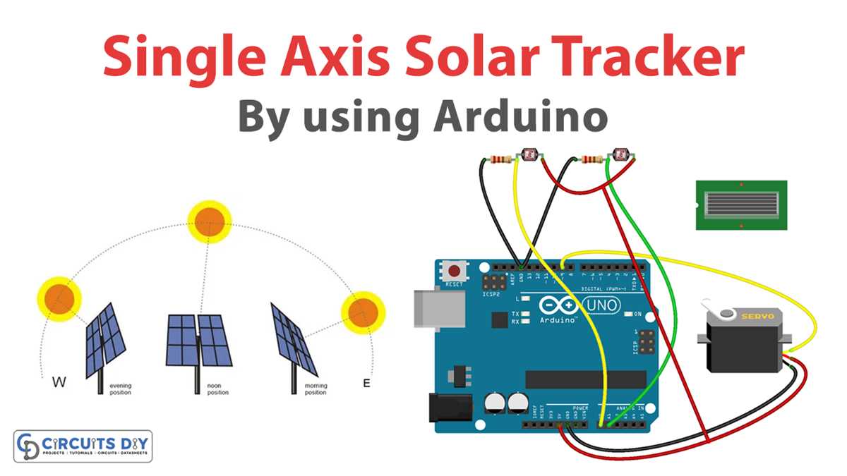 solar tracker schematic diagram