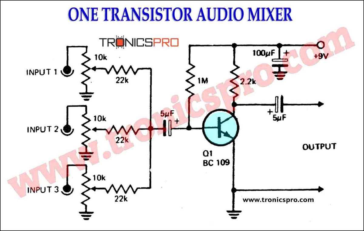 sound mixer circuit diagram sound mixer circuit diagram
