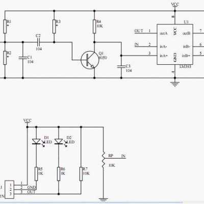 sound sensor schematic diagram