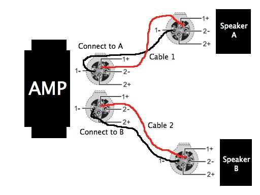 speakon connector wiring diagram