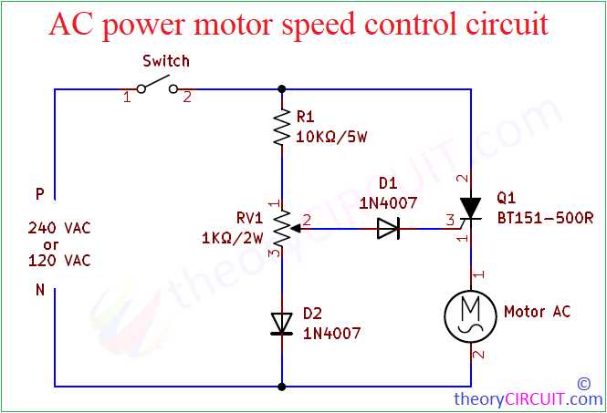 speed control unit wiring diagram