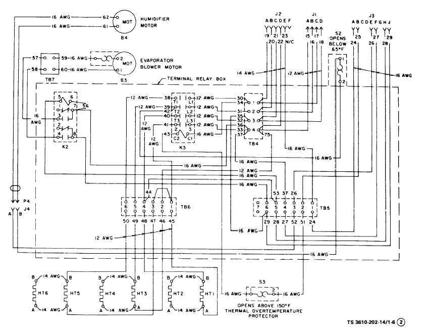 split ac schematic diagram