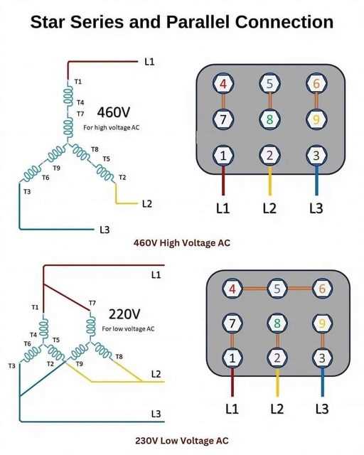 star connection circuit diagram