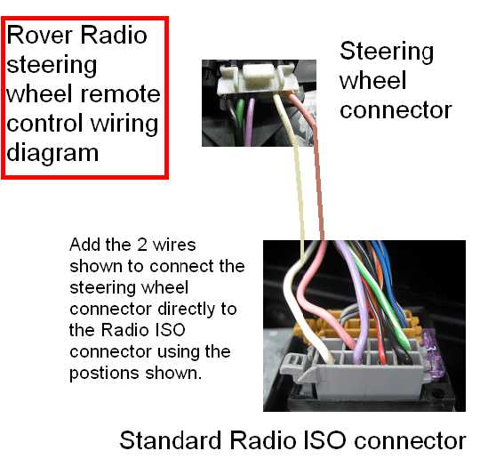 steering wheel control wiring diagrams