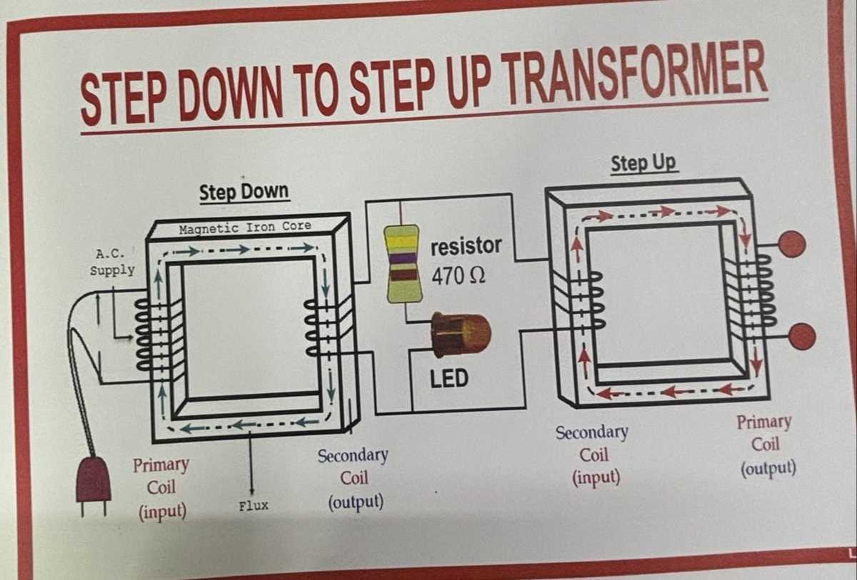 step down transformer circuit diagram