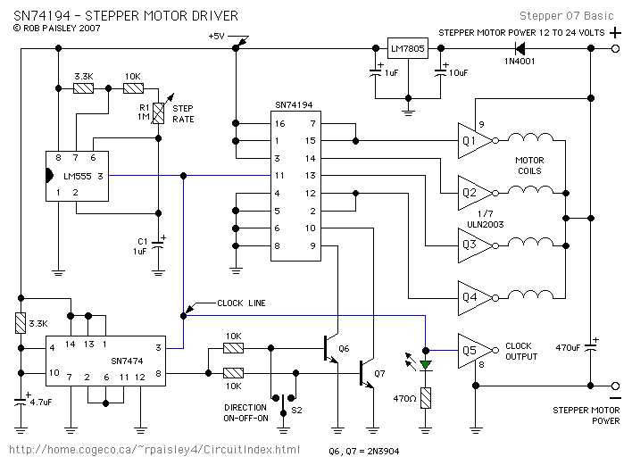 stepper driver circuit diagram