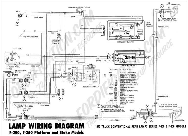 stop turn tail light wiring diagram