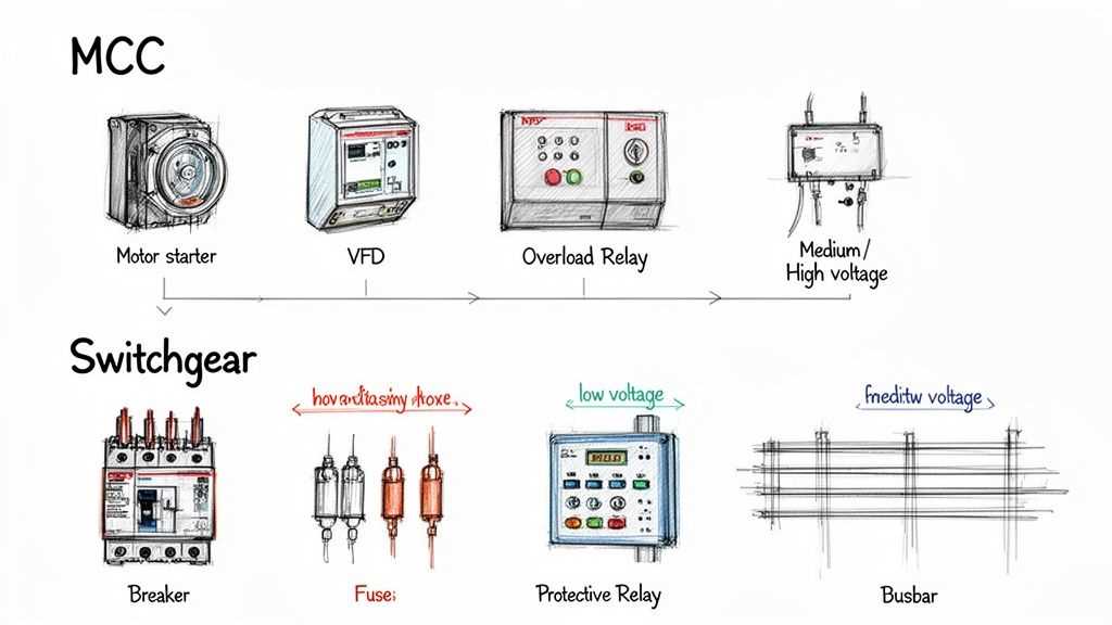 switchgear circuit diagram