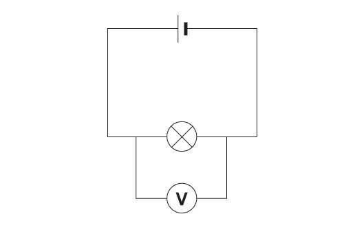 symbol for voltmeter circuit diagram