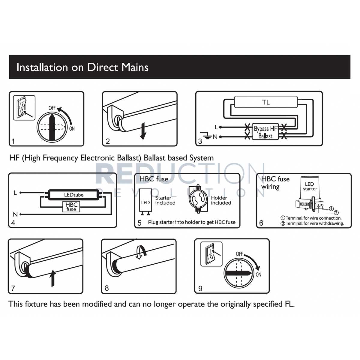 t5 led ballast bypass wiring diagram