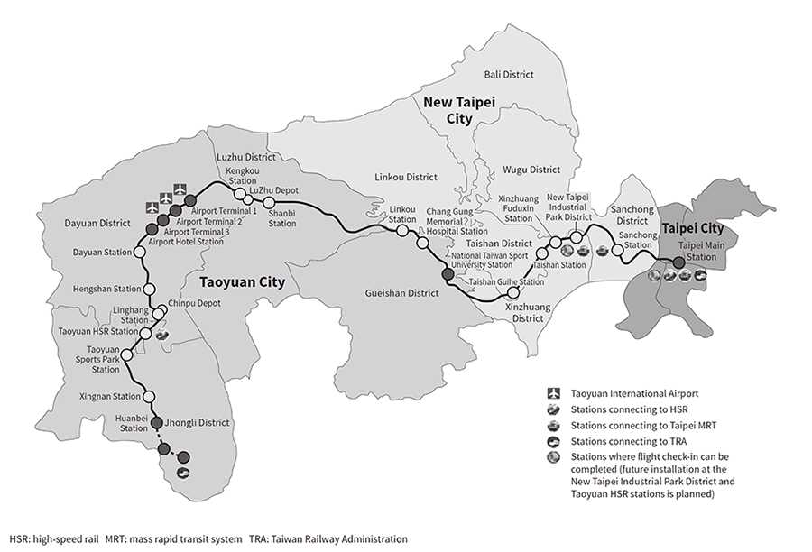 taipei main station railway system schematic diagram