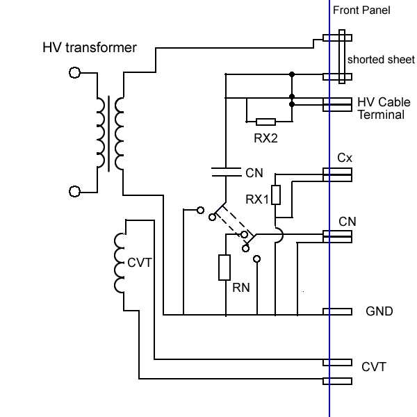 tan delta test circuit diagram
