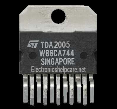 tda2005 amplifier circuit diagram