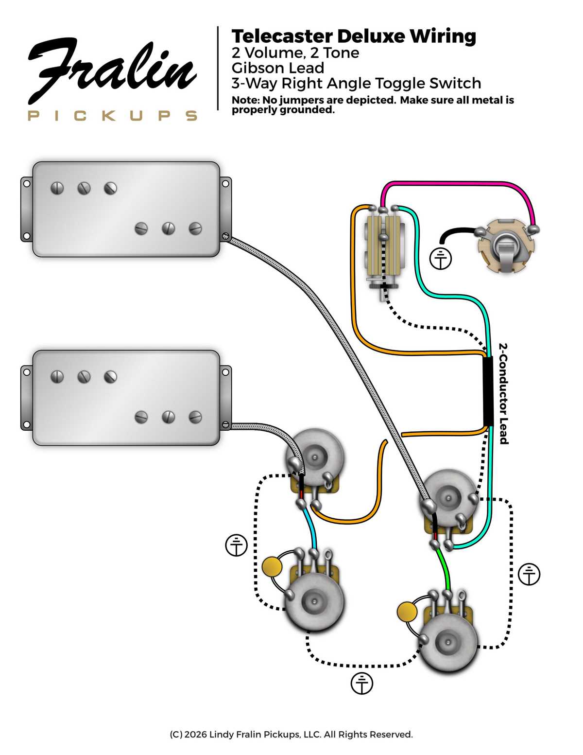 tele humbucker wiring diagram
