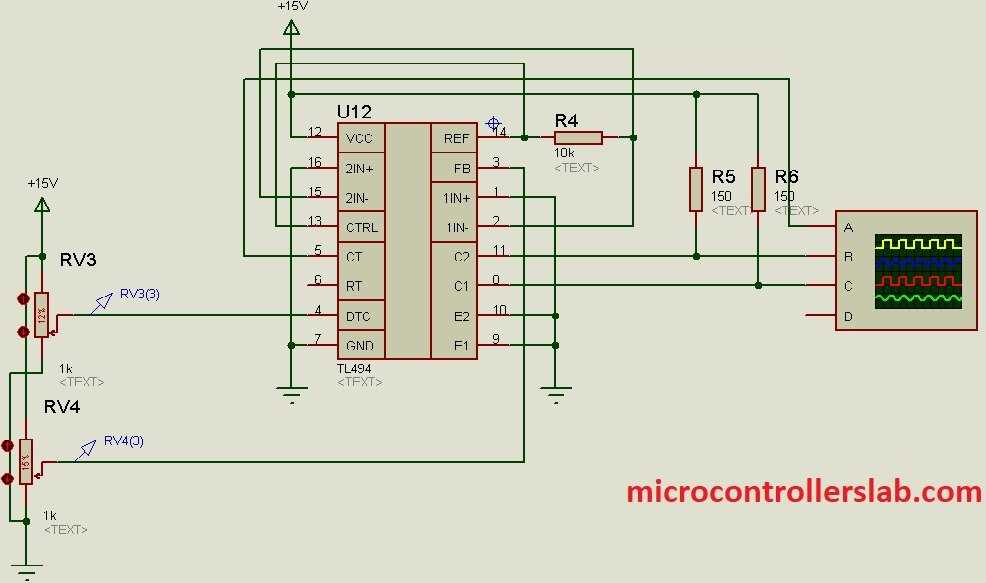 tl494 smps circuit diagram
