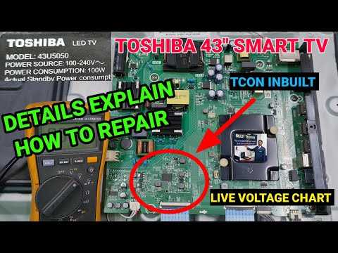 toshiba tv circuit board diagram