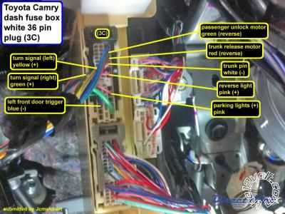 toyota camry radio wiring diagram
