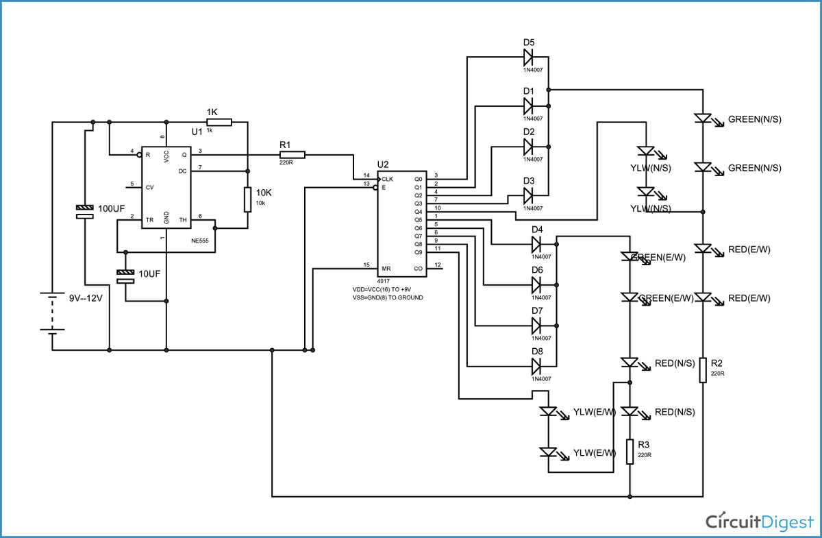 traffic light wiring diagram traffic light wiring diagram