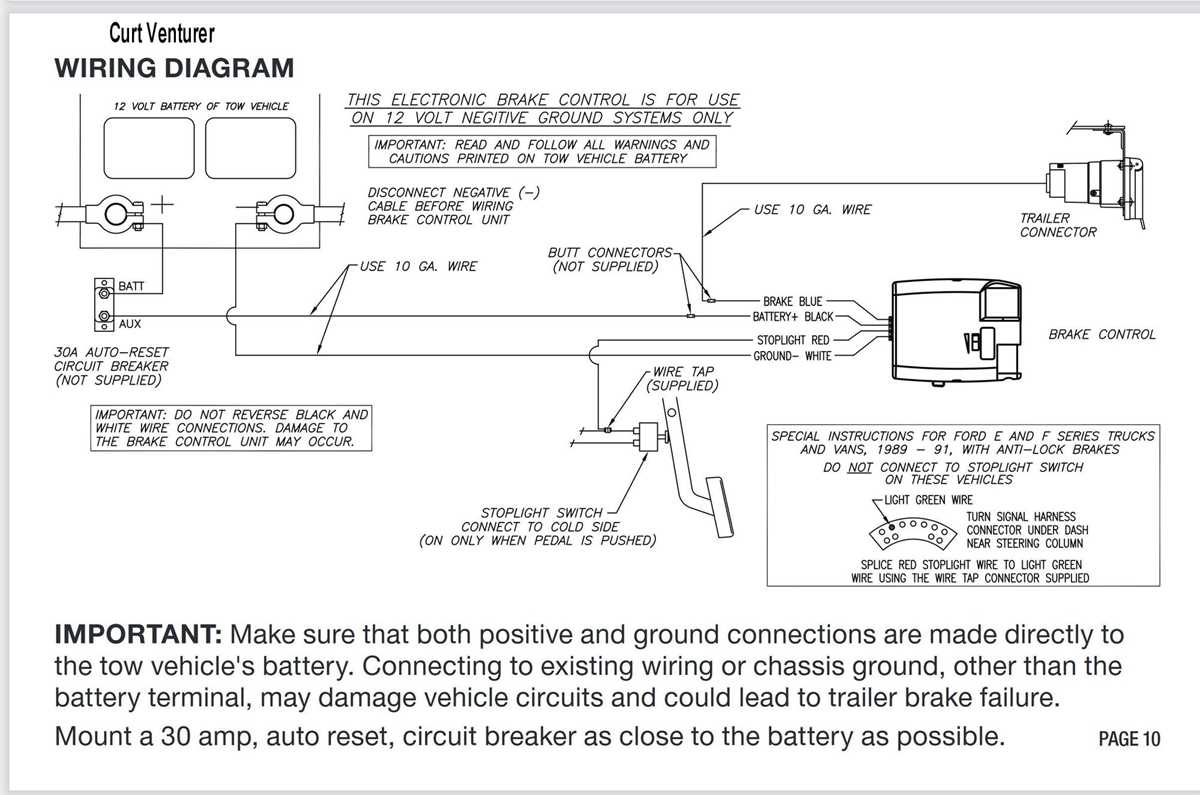 trailer brake control wiring diagram