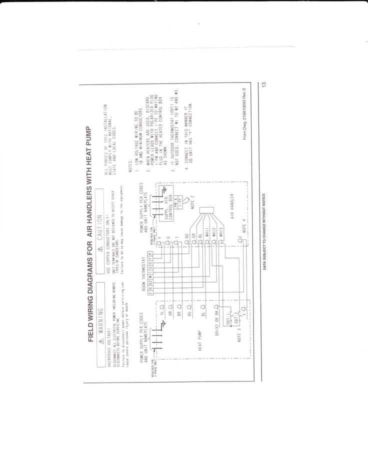 trane air conditioner schematic diagram