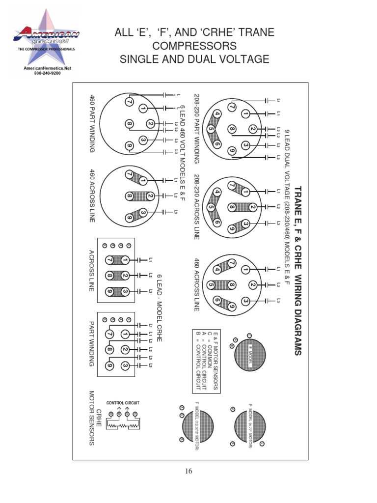 trane capacitor wiring diagram