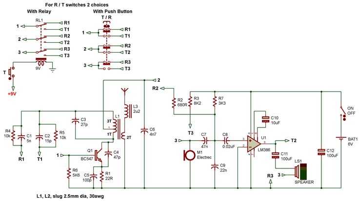two way radio circuit diagram