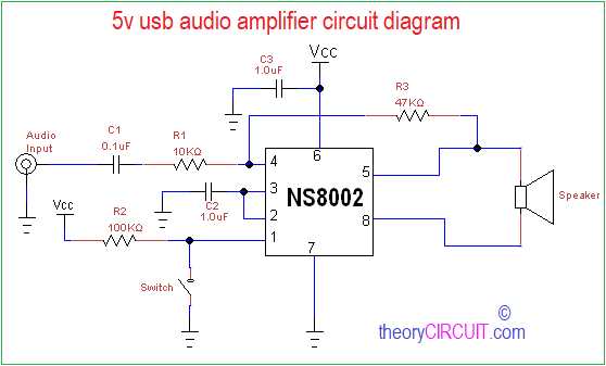 usb microphone circuit diagram