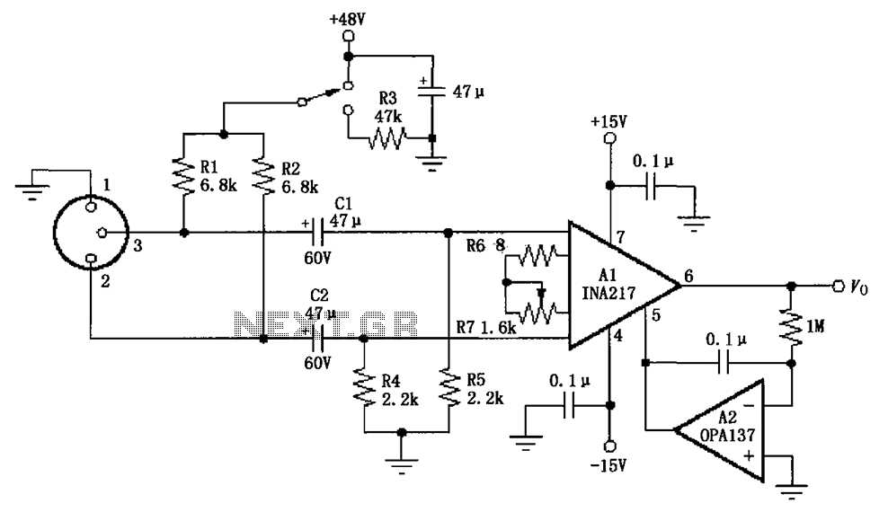 usb microphone circuit diagram