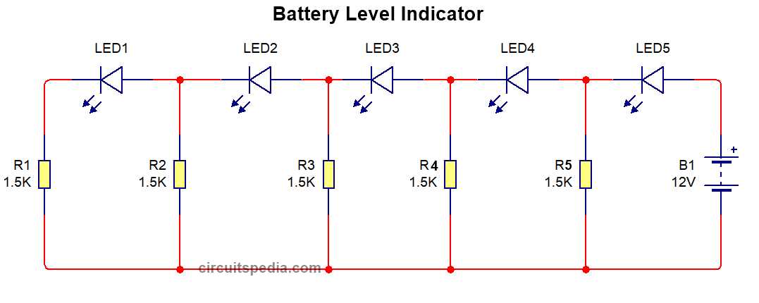 voltage level indicator circuit diagram voltage level indicator circuit diagram