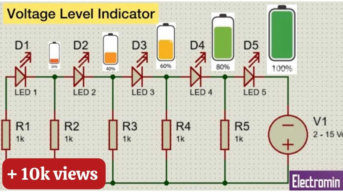 voltage level indicator circuit diagram voltage level indicator circuit diagram