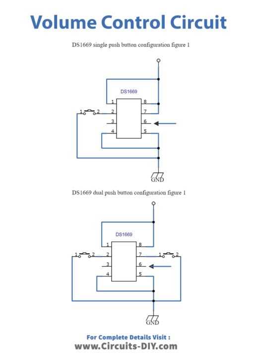 volume control circuit diagram