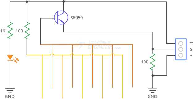 water level sensor arduino circuit diagram