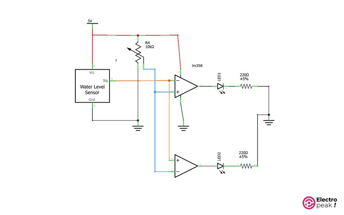 water sensor circuit diagram