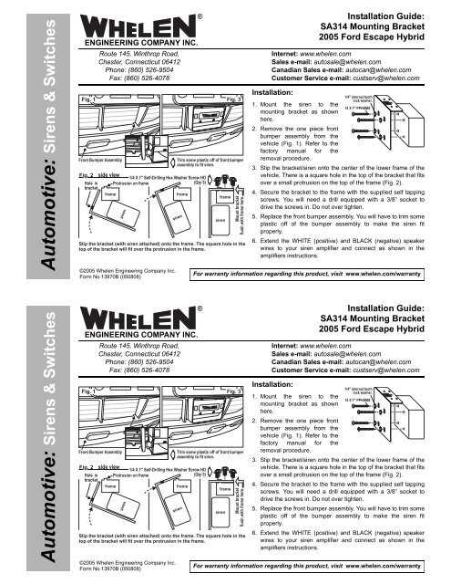 whelen wiring diagram