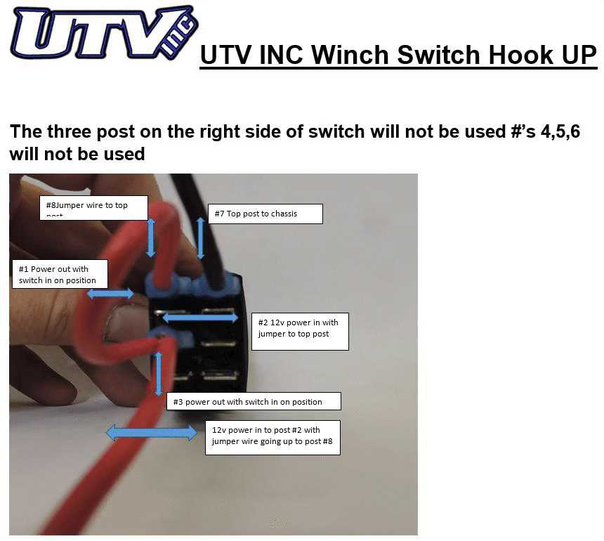 winch rocker switch wiring diagram