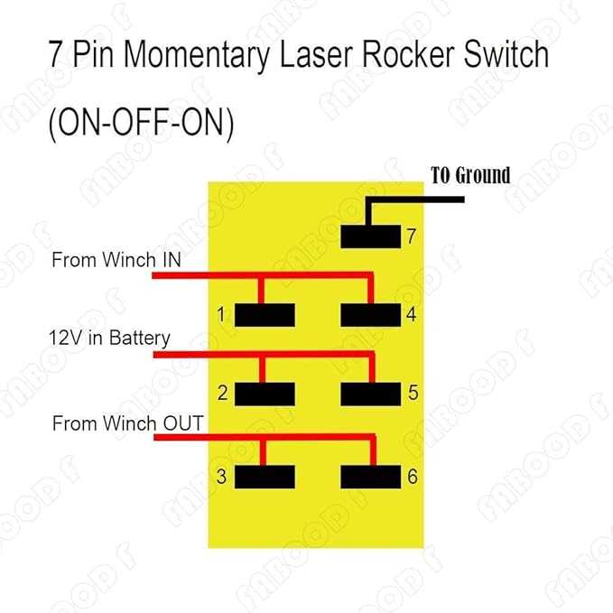 winch rocker switch wiring diagram