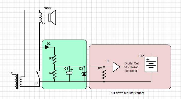 wireless doorbell circuit diagram
