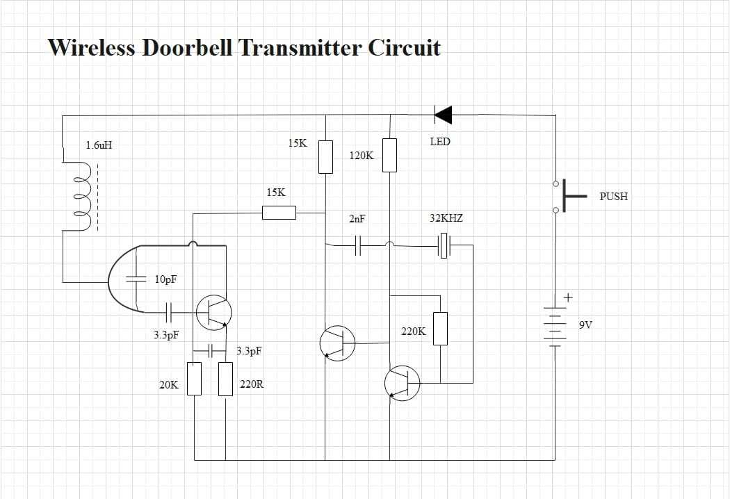 wireless doorbell circuit diagram
