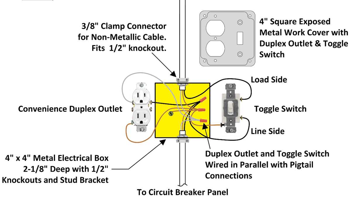 wiring a switched outlet wiring diagram