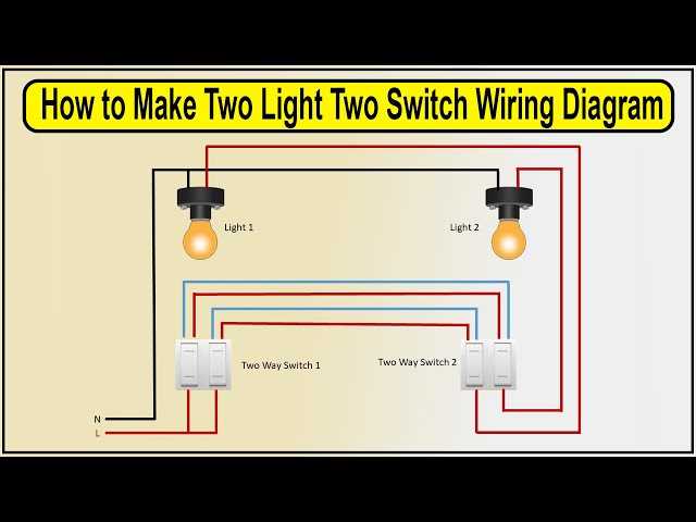 wiring a two way light switch diagram