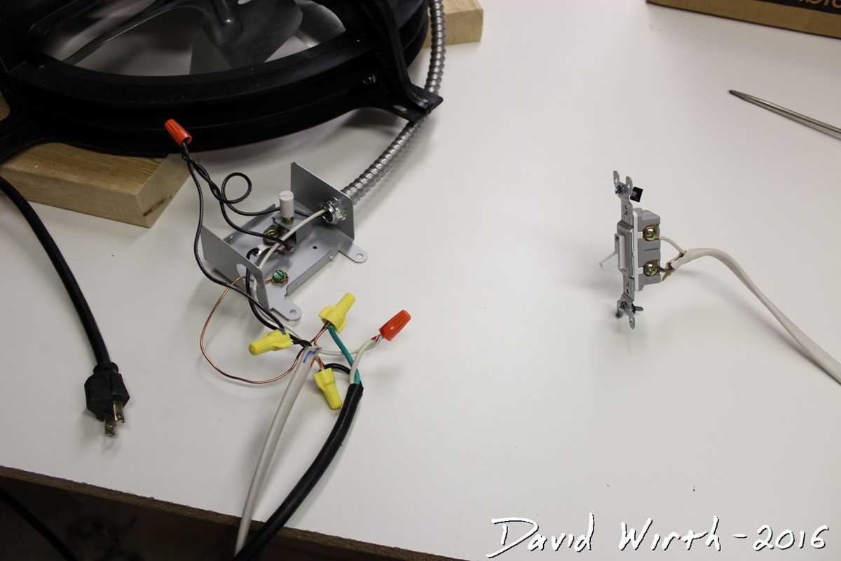 wiring attic fan thermostat diagram