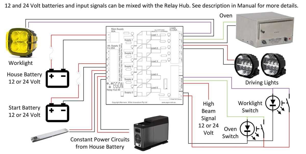 wiring diagram 12 volt relay