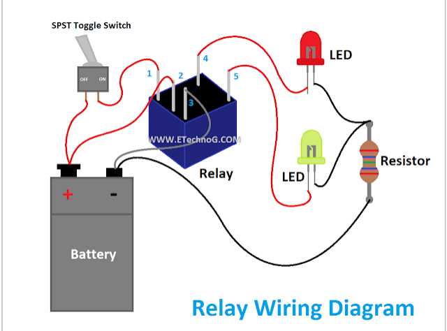 wiring diagram for 4 pin relay