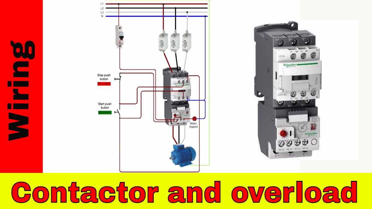 wiring diagram for a contactor wiring diagram for a contactor